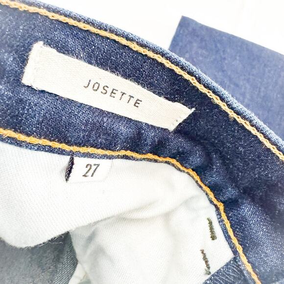 Imogene and Willie Josette Dark Wash Skinny Denim Jeans Zip Fly Size 27 - Picture 7 of 9